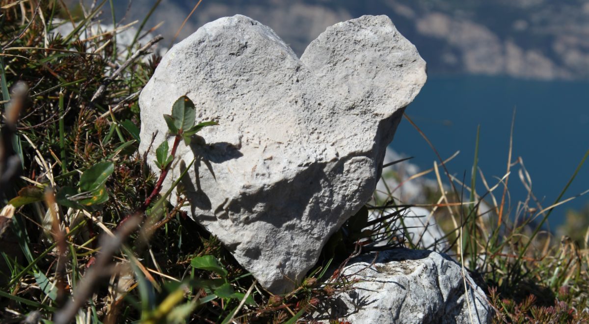 Gardasee, Herz aus Stein